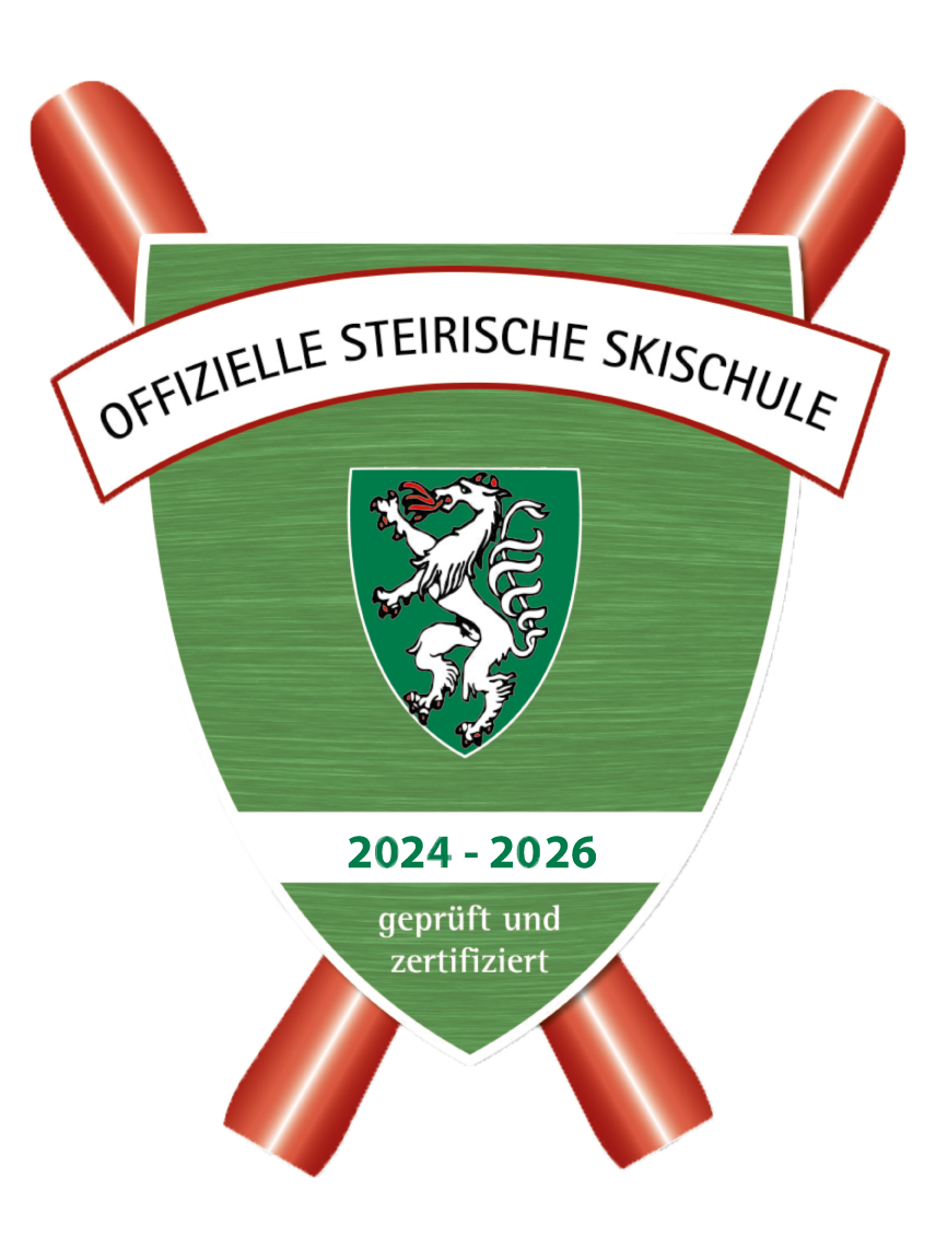 Logo Offizielle Steirische Skischule von 2024-2026. Geprüft und zertifiziert.